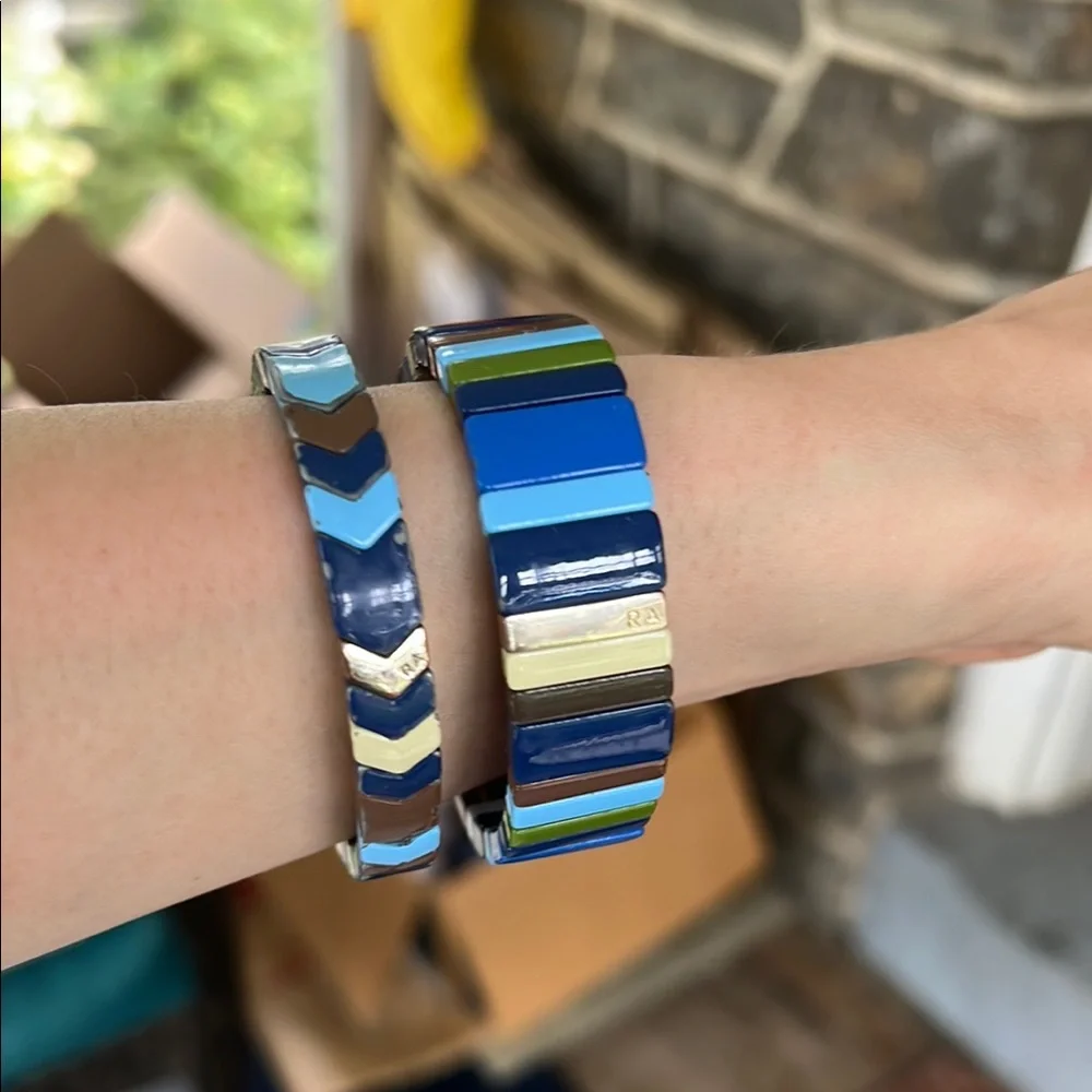 Roxanne Assoulin Multicolor Tile Bracelets - Picture 3 of 6